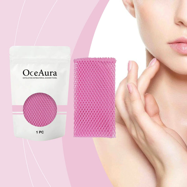 Exfoliating Back Scrubber Towel – Deep Cleansing Body Washcloth