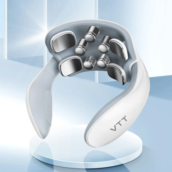 Smart Neck & Shoulder Massager – Heat + Vibration for Cervical Pain Relief