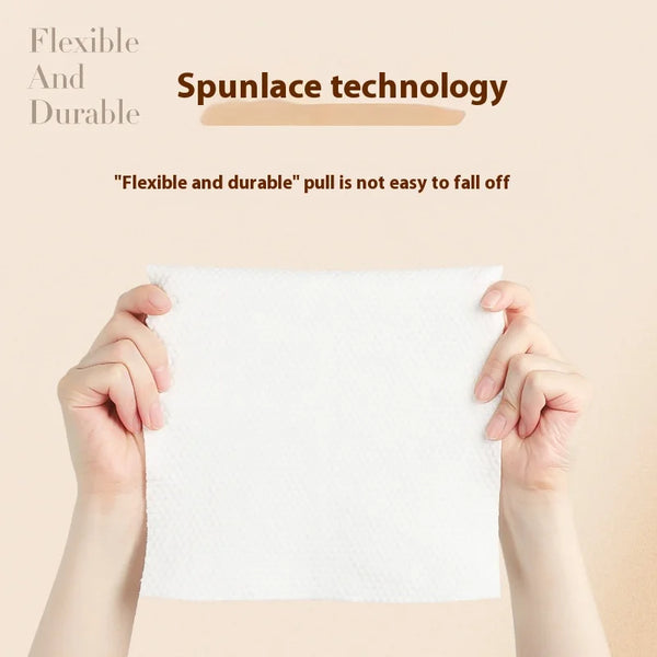 Disposable Cloud-Soft Face Towels – Dry & Wet Wipes Makeup Removal