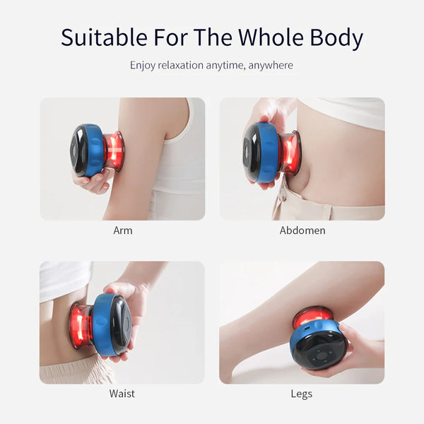 Smart Electric Cupping Massager with Heat & Scraping