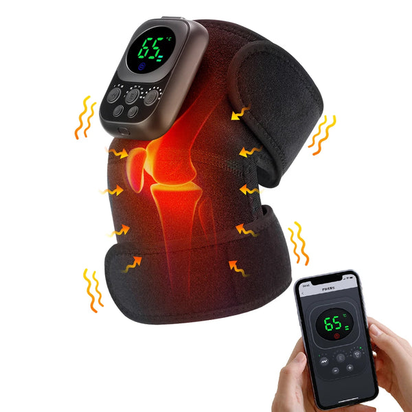 Smart Heating Shoulder & Knee Massager – Vibration Therapy Brace