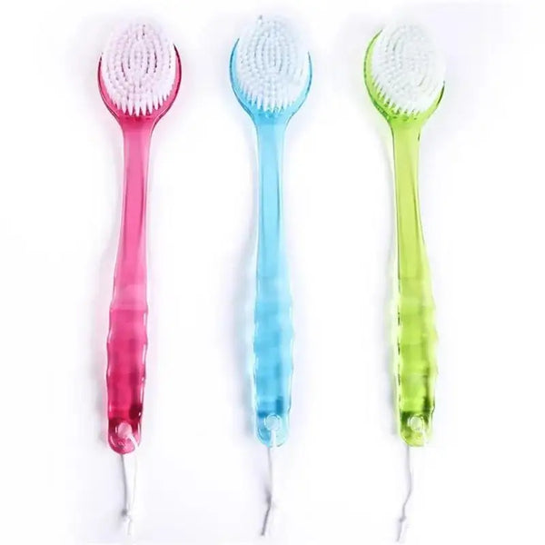 Long-Handle Soft Bath Brush – Shower Body Massage Brush