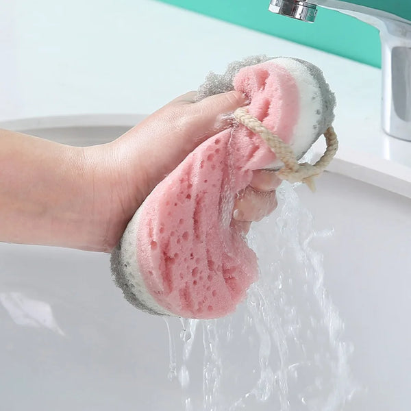 Soft Exfoliating Bath Sponge – Body Scrub Washcloth