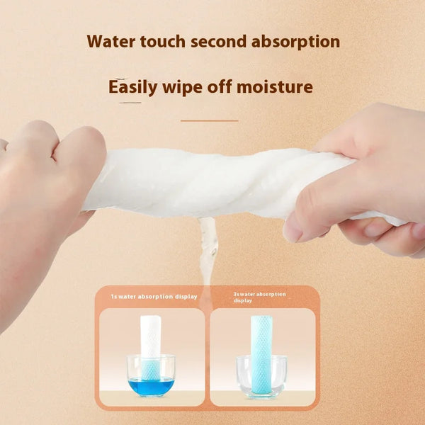 Disposable Cloud-Soft Face Towels – Dry & Wet Wipes Makeup Removal