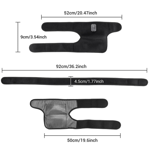 Smart Heating Shoulder & Knee Massager – Vibration Therapy Brace