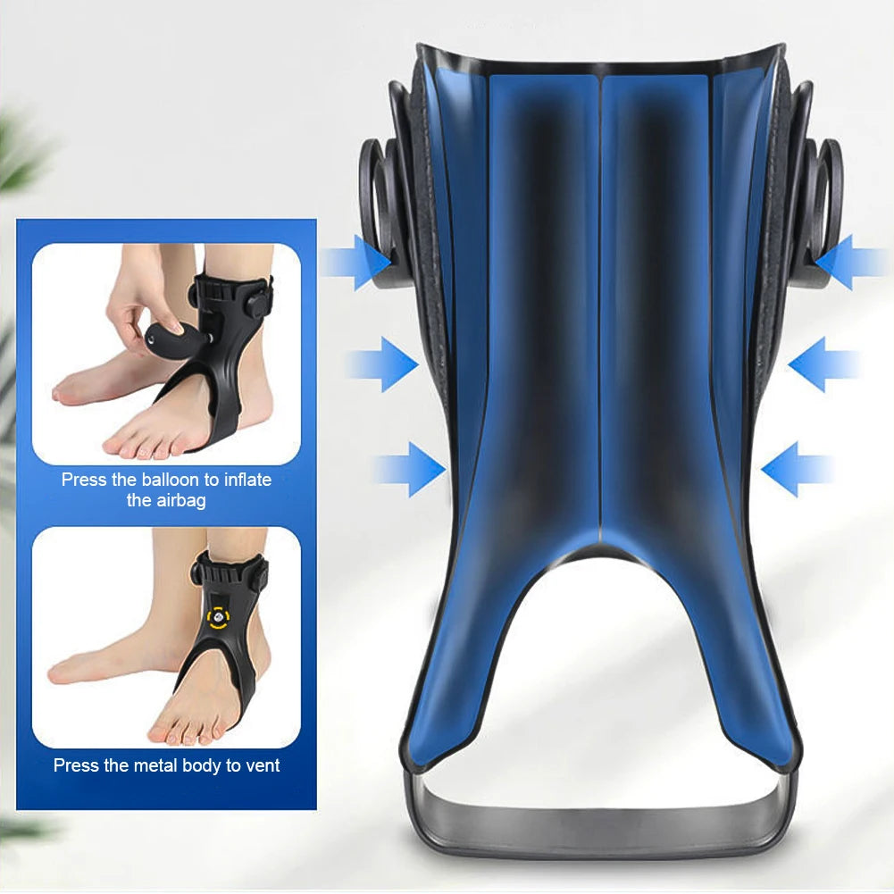 Drop Foot Brace with Inflatable Air Support – AFO Orthosis for Stroke & Hemiplegia