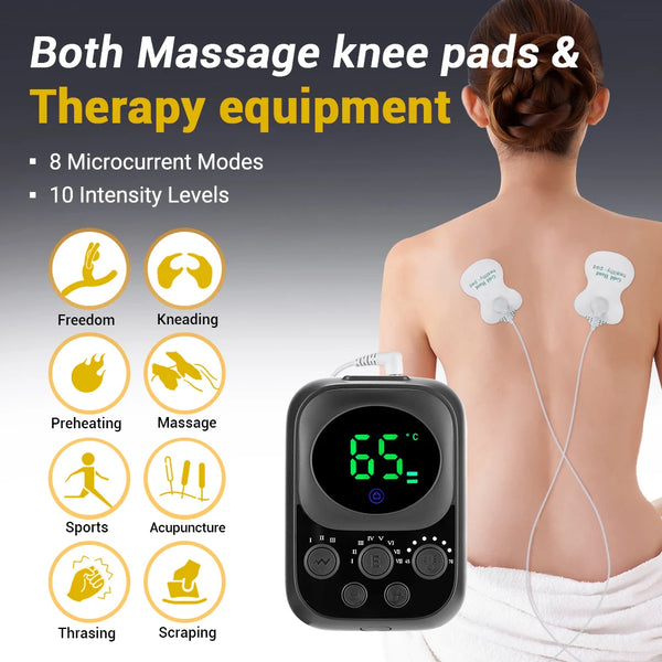 Smart Heating Shoulder & Knee Massager – Vibration Therapy Brace