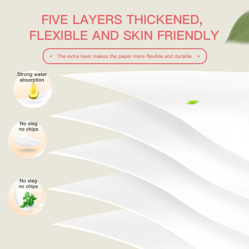 8 Rolls Thick 5-Layer Core Toilet Paper – Soft, Absorbent Household Tissue


