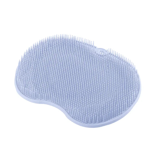 Silicone Exfoliating Shower Mat – Foot Scrubber, Back Massager