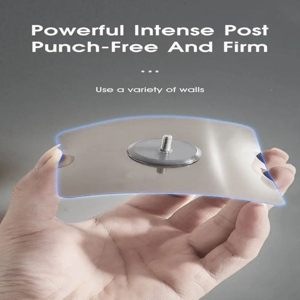 No-Drill Bathroom Corner Shelf – Wall-Mount Shower Rack