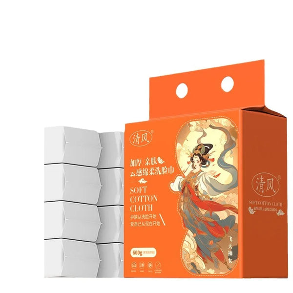 Disposable Cloud-Soft Face Towels – Dry & Wet Wipes Makeup Removal