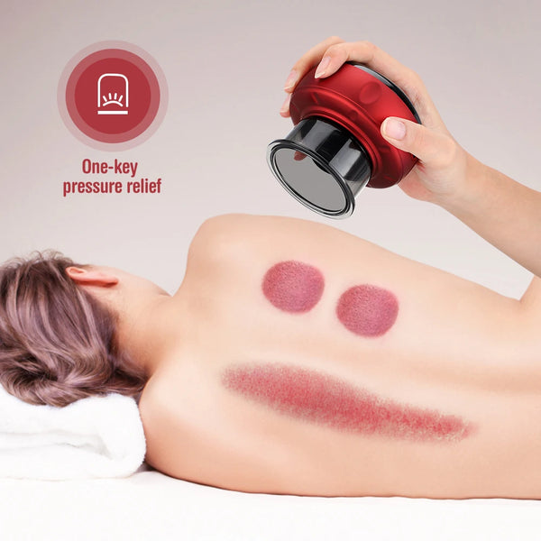 Smart Electric Cupping Massager with Heat & Scraping