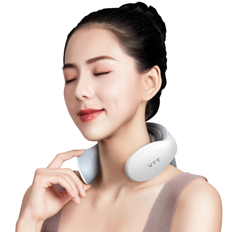 Smart Neck & Shoulder Massager – Heat + Vibration for Cervical Pain Relief