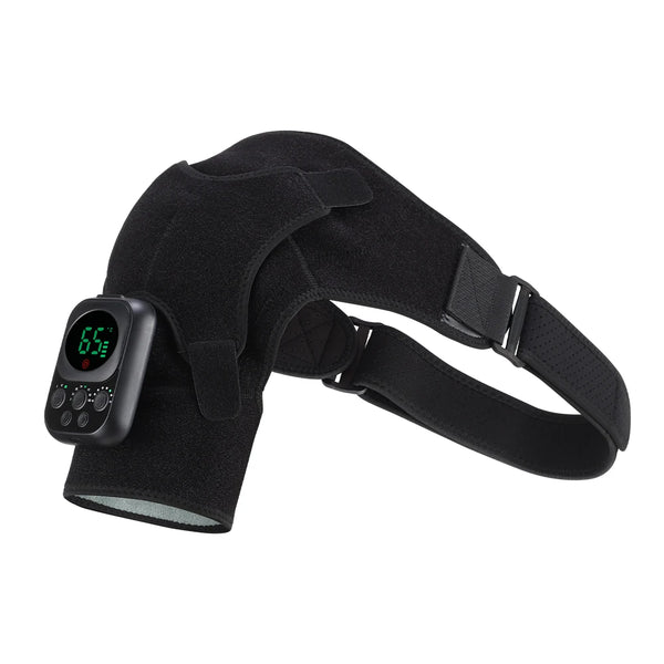 Smart Heating Shoulder & Knee Massager – Vibration Therapy Brace
