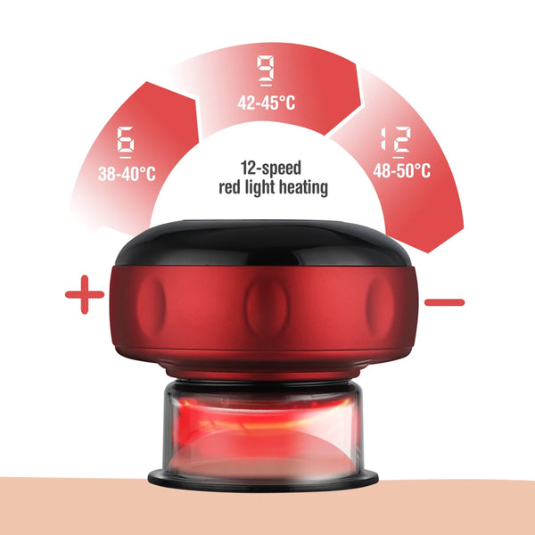 Smart Electric Cupping Massager with Heat & Scraping
