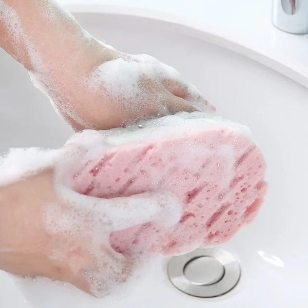 Soft Exfoliating Bath Sponge – Body Scrub Washcloth