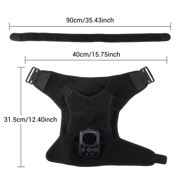 Smart Heating Shoulder & Knee Massager – Vibration Therapy Brace