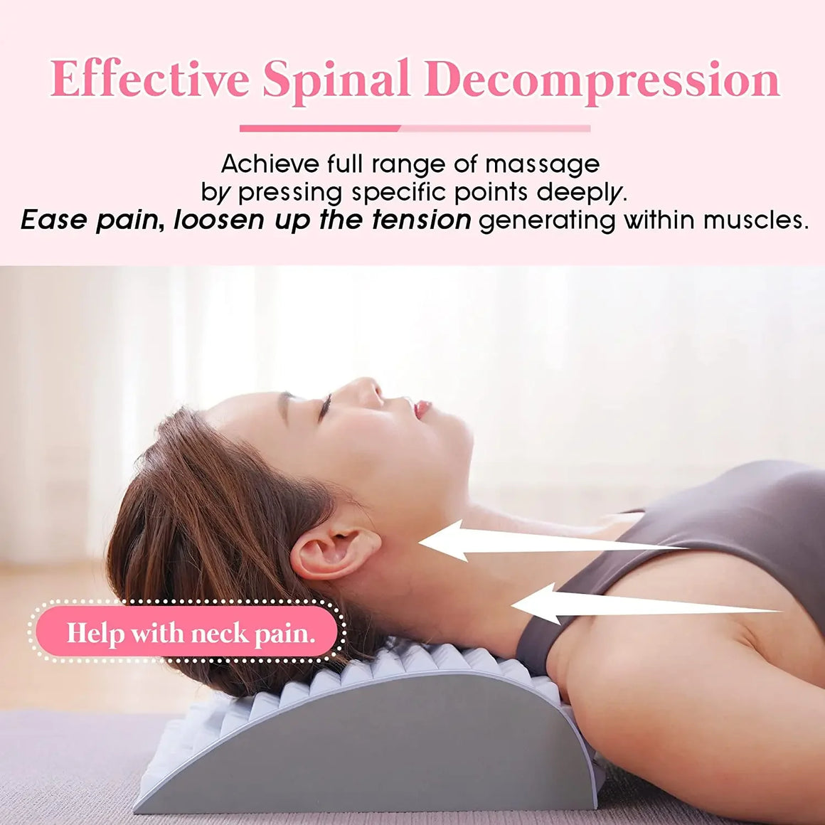 Adjustable Back Stretcher – Multi-Level Spine Support & Posture Corrector